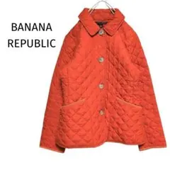 バナナリパブリック/キルティングジャケット 中綿ジャンパー オレンジ ジャンパー