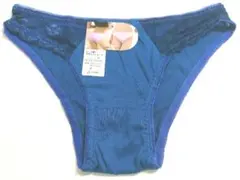 新品 送料無料 レース ショーツ レディース 濃いブルー Mサイズ
