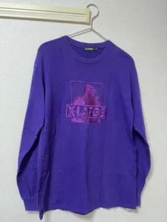 X-LARGE パープル ロンTのサムネイル