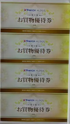 ヤマダホールディングス ヤマダデンキ 買物優待券 20000円分