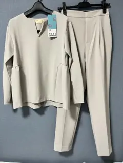 限定！新品！未使用！ナノユニバース★パールボタンセットアップ