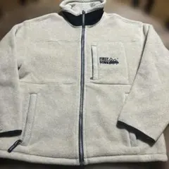 FIRST DOWN ファーストダウンフリースボアジャケットアイボリーMサイズ