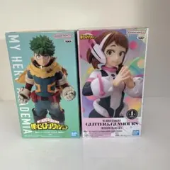 僕のヒーローアカデミア 緑谷出久&麗日お茶子フィギュア2体セット　①