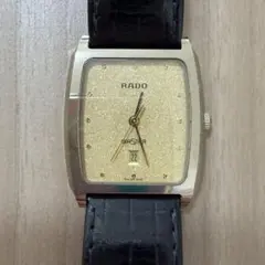 RADO DIASTAR メンズ腕時計 ゴールド文字盤 クォーツ M149 - メルカリ