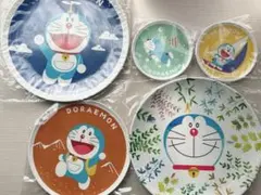ドラえもん ×サントリーメラミン皿　5枚セット