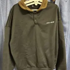 Manfinity ボア襟 スウェット トレーナー