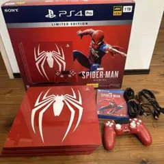 PS4　pro　スパイダーマン リミテッドエディション プレステ4　プロ 本体 PlayStation 4 Pro Marvel's Spider-Man Limited Edition