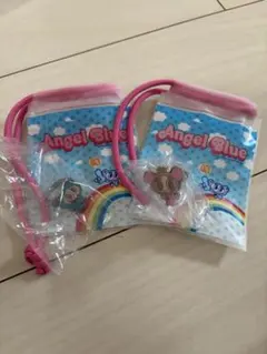 Angel Blue ポーチ　リング