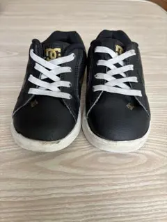 DC SHOES スニーカー ブラック ゴールド キッズのサムネイル