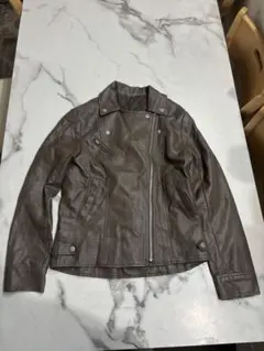 riche glamourリッシュグラマー ダブルライダースジャケット サイズL