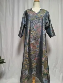 着物リメイク Aラインワンピース