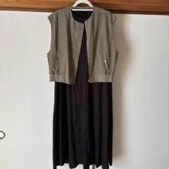 ま*る様 DAMAラメ入りアンサンブル 半袖ワンピース。 ま*る様 DAMAラメ入りアンサンブル 半袖ワンピース。 - メルカリ