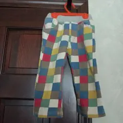カラフルチェック柄パンツ 90サイズ