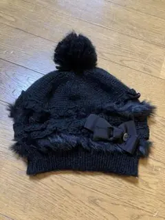 JILLSTUART 黒 ニット帽 50cm