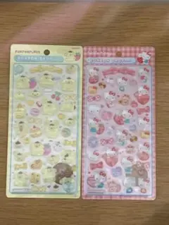 ポムポムプリン&ハローキティ シールセット