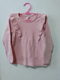 devirock フリル付き長袖カットソー 110