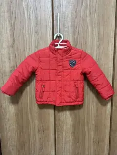 トミーヒルフィガー　赤色ダウンブルゾン　サイズ92cm