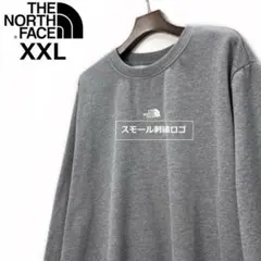 ノースフェイス トレーナー スウェット ロゴ刺繍(XXL)グレー181130
