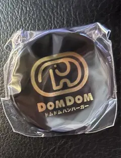 黒色　ロゴ　名古屋店限定　ドムドムハンバーガー　缶バッジ　ドムドムバーガーのサムネイル