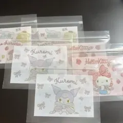 サンリオ キャラクターズ ジップバッグ 3種セットのサムネイル