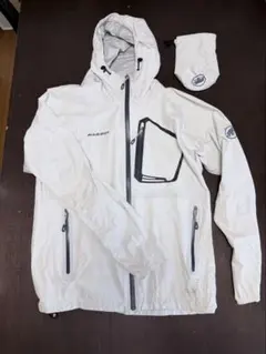 MAMMUT ホワイト マウンテンパーカー