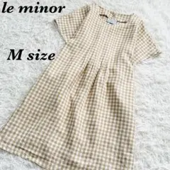 le mlnor ルミノア　リネン100% チュニック　ワンピース　半袖　 Mのサムネイル