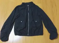 GARLAND FERRIS シースルー切替 ジップアップブルゾン 黒 Mサイズのサムネイル