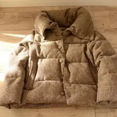 売り切れましたナノユニバース ツイード調ダウン