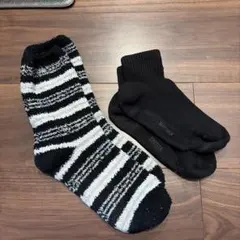レディース モコモコ靴下 2セット 掃除用