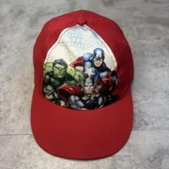 マーベル アベンジャーズ 子供用キャップ 赤