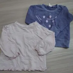 【匿名配送】トレーナー　95センチ　カットソー　90センチ　2枚セット