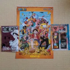 ONE PIECE ポスター・クリアしおりセット