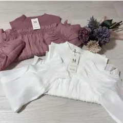 ギャザーオフショルドッキングニット/MM428313