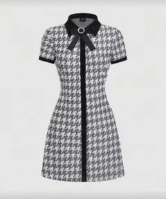SHEIN 千鳥柄ワンピース
