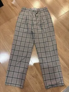 BEAUTY&YOUTH チェック柄カジュアルパンツ M