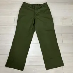 80s ボーイスカウトパンツ W34 オリーブ ミリタリー ワークパンツのサムネイル