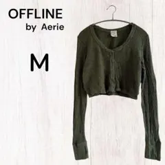OFFLINE by Aerie オリーブグリーン M 長袖 カットソー