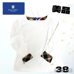 BLUE LABEL CRESTBRIDGE バーバリーノバチェック長袖Tシャツ