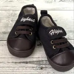 フォーマルに◯ 入園式　美品　13センチ　黒　スニーカー　ベビー　シューズ