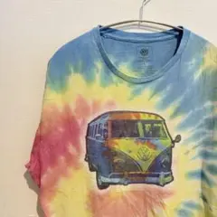 VW ワーゲン タイダイTシャツ 総柄 Lのサムネイル