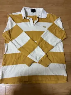 canterbury ストライプ 長袖Tシャツ Mサイズ10月いっぱい
