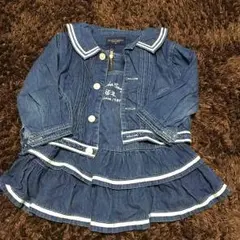 お値下げ！キッズ デニムシャツ ワンピース
