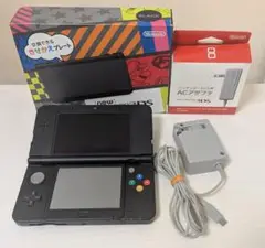 Newニンテンドー3DS本体 ブラック ACアダプタ付き