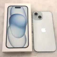 【美品】iPhone15 128GB ブルー バッテリー96%