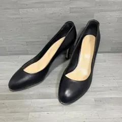 セルジオロッシ パンプス 36.5 黒 レザー ハイヒールのサムネイル