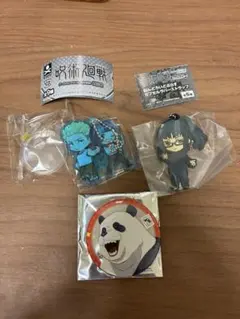 呪術廻戦 カプセルラバーストラップ +缶バッジ+アクスタ