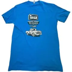 アメカジ ネクストレベル INSA 半袖Tシャツ 青 S相当