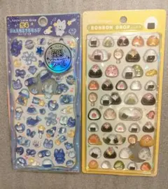 【正規品】ボンドロ＆プチドロップ 2種 おにぎり＆ほしぞら 光るシール