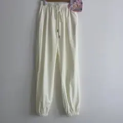 【新品・未使用】アイボリー　パラシュートパンツ M