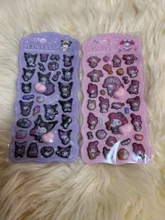 サンリオ キャラクター 立体 お尻 ぷにぷにシール 2枚セット おしりシール